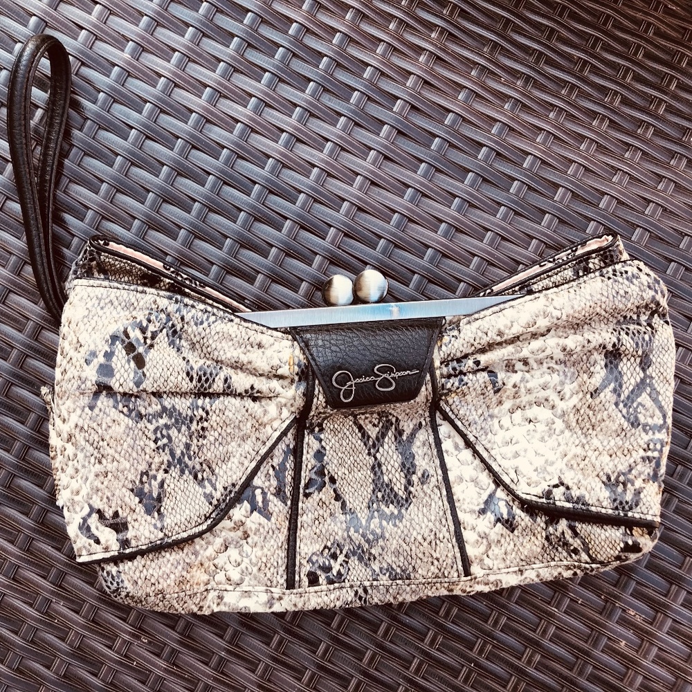 Jessica Simpson Clutch Purse with wristlet